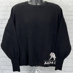 Maceoo x MGM Grand Casino Las Vegas Sweater Long Sleeve Black Mens L Large